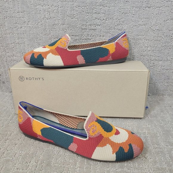 Rothy's The Loafer Moroccan Amber Slip On Shoes Womens Size 7 - Picture 10 of 11